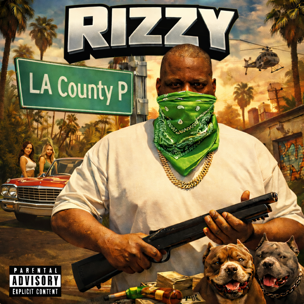 Rizzy L.A. County P album front cover